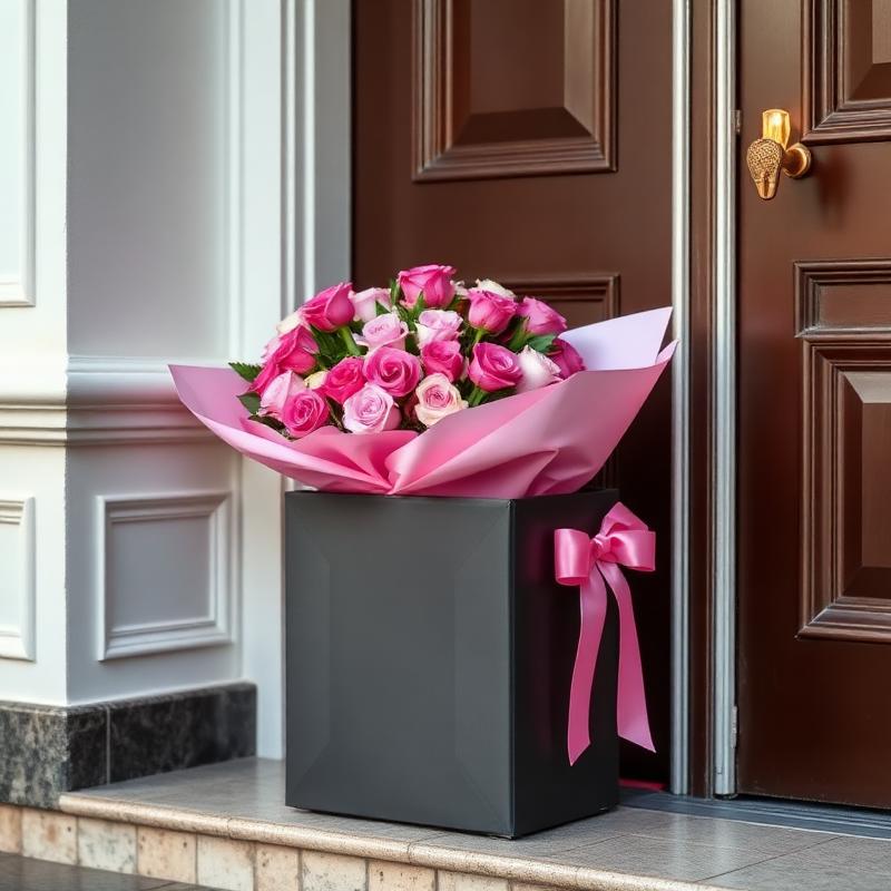 Premium flower delivery box